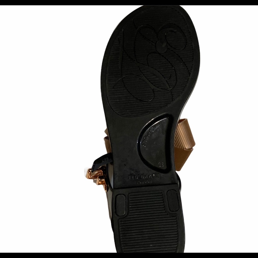 TED BAKER LONDON TEIYA BOW DETAIL JELLY SANDAL - Picture 5 of 6